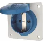 MENNEKES Elektrotechnik GmbH & Co. KG Schuko paneļa montāžas kontaktligzda 16A 2p+E 230V zila 11011F (11011F)