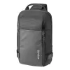 Crossbody soma Tomtoc Navigator-T24 S — melna, kompakta ikdienas nēsāšanai