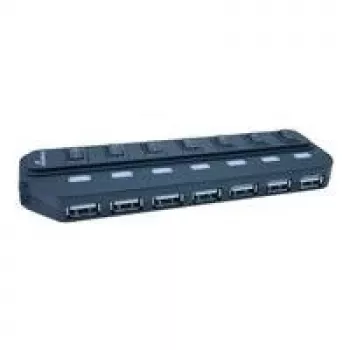 MediaRange MRCS504 - centrmezgls - 7 x USB2.0 - galda (MRCS504)