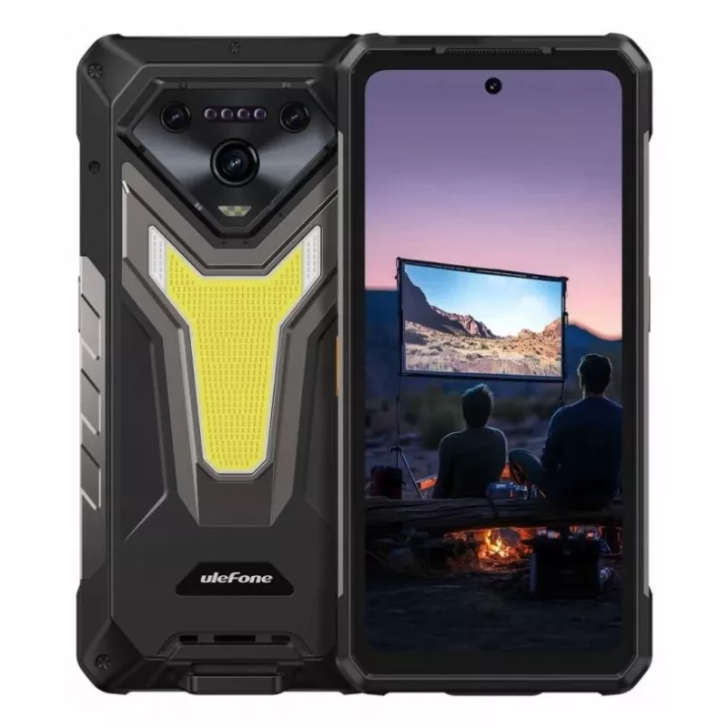 Viedtālrunis UleFone Armor 34 Pro 5G Plus — 6,95 collas 1080x2460, MediaTek Dimensity 7300, 16 GB RAM, 512 GB, 50 MP trīskārša kamera, 25500 mAh, Dual SIM, Android 15, IP68/69K