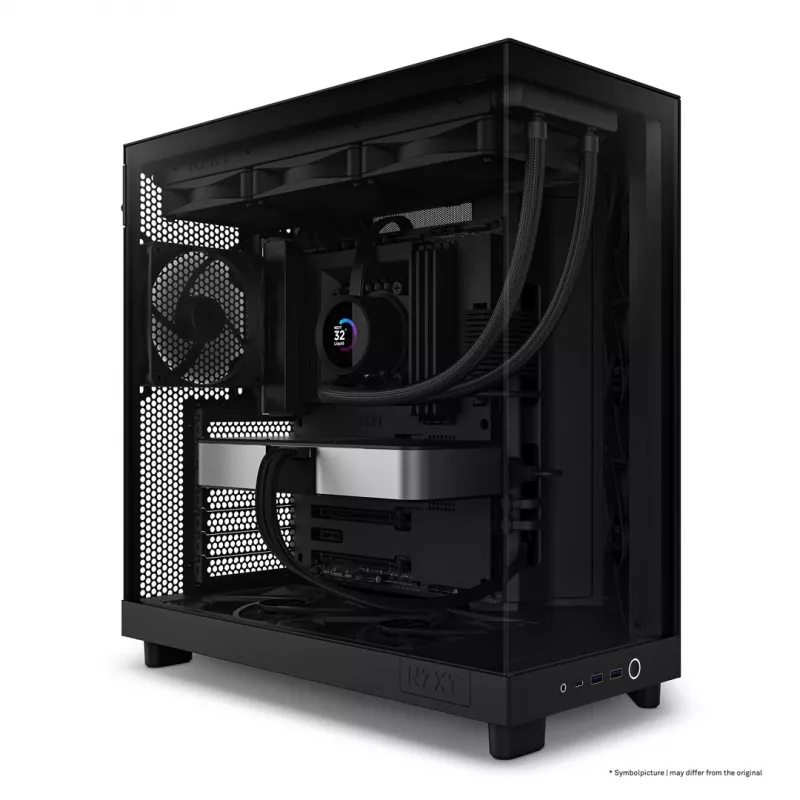 NZXT H6 Flow Midi-Tower - Melns
