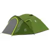 Coleman Dome Tent Darwin 4 Plus Melnsout — 4 personu tuneļtelts ar priekštelpu, tumši zaļa/gaiši zaļa