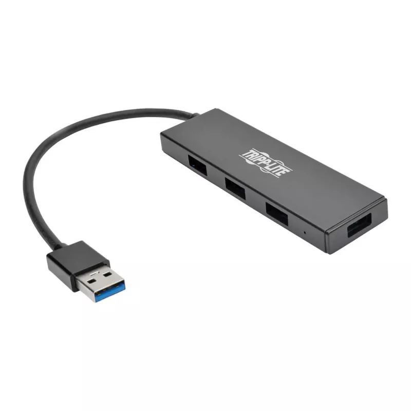 4-Portu īpaši plāns pārnēsājams USB 3.0 SuperSpeed centrmezgls U360-004-plāns