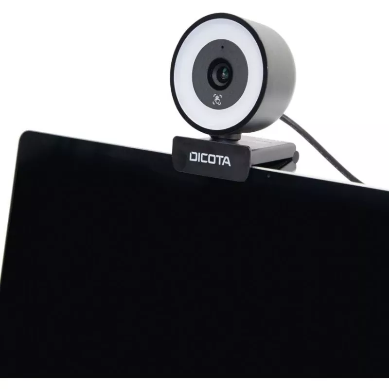 Webkamera DICOTA D32066 5 MP 2592 x 1944 pikseļi USB 2.0 Melna