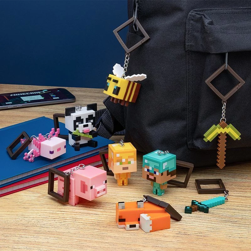 Paladone Minecraft Backpack Buddies 2. sērija CDU 24 gab.