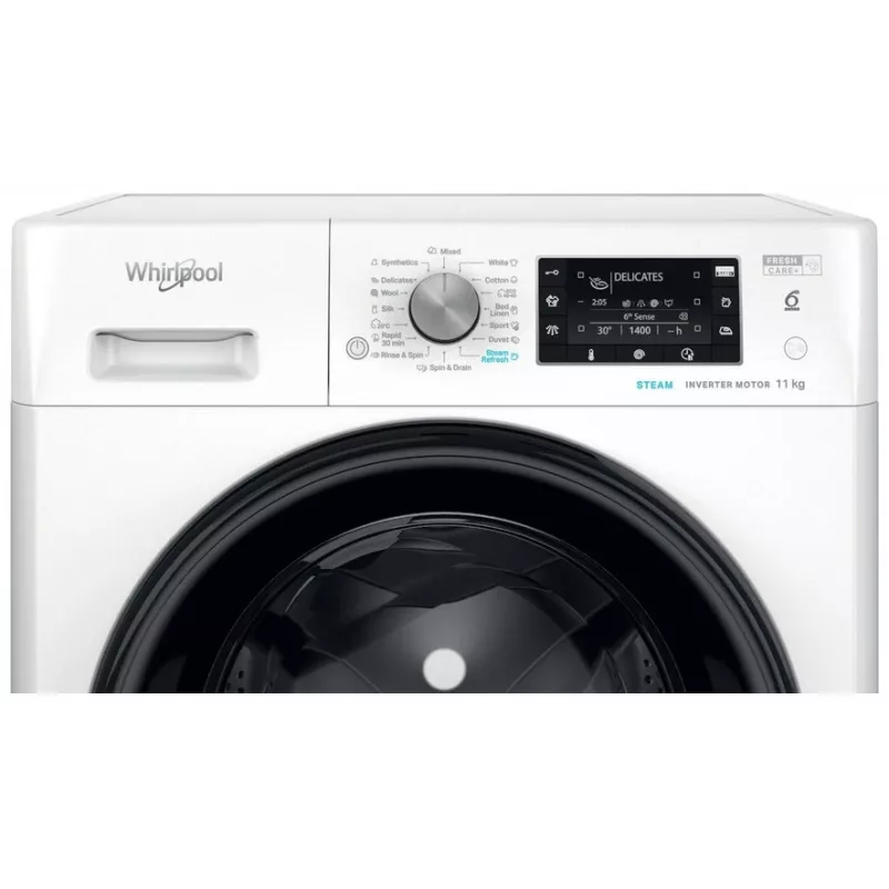 Indesit FFD 11489 BV EE veļas mazgājamā mašīna, A, priekšējā ielāde, mazgāšanas ietilpība 11 kg, 1351 apgr./min, dziļums 60.5 cm, balta | Whirlpool