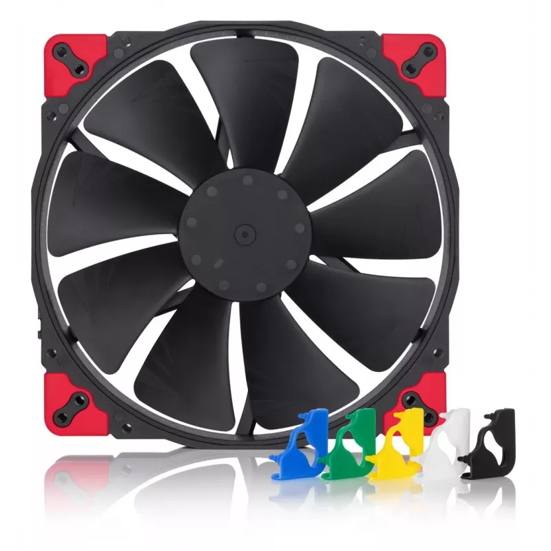 Noctua NF-A20 PWM CH.BK.S — 200 mm PWM datora korpusa ventilators, 12 V, 350–800 RPM, 146.9 m³/h, SSO gultnis
