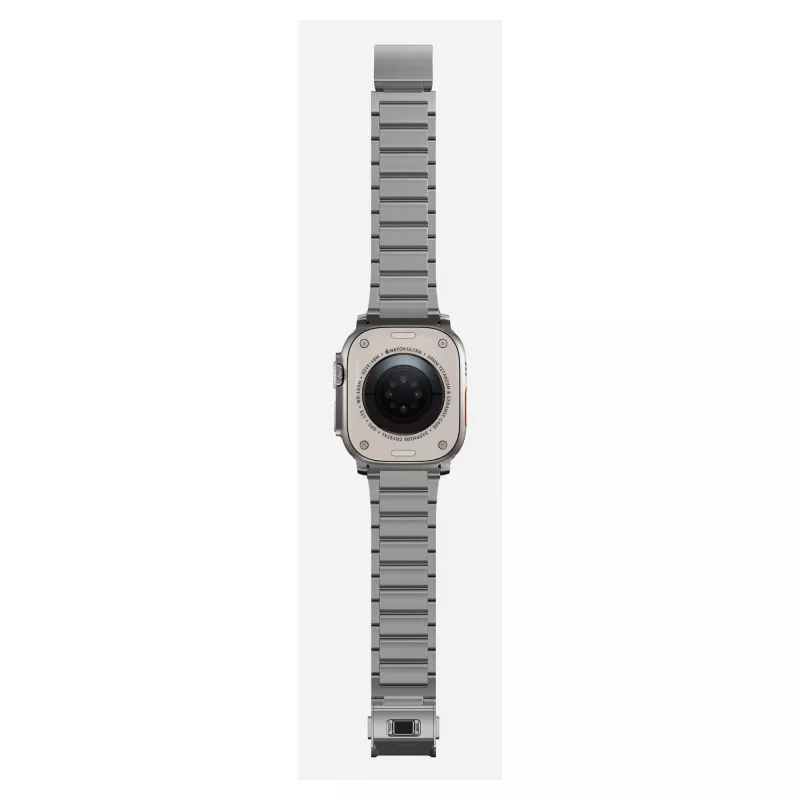 NOMAD Titāna siksna Apple Watch 46mm/49mm Sudraba