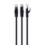Tīkla kabelis Gembird PP6U-1M RJ-45 Cat6 1m Melns