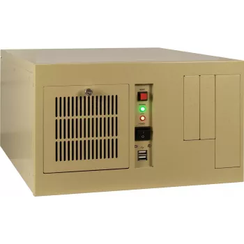 Mini servera korpuss INTER-TECH IPC S38 ar 2x USB 2.0 pieslēgvietām un 1x 120mm ventilatoru