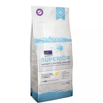 FISH4DOGS Superior Senior Salmon - sausā suņu barība - 6 kg