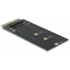 DeLOCK - Saskarnes adapteris - M.2 - M.2 karte - SATA 6Gb/s (64099)