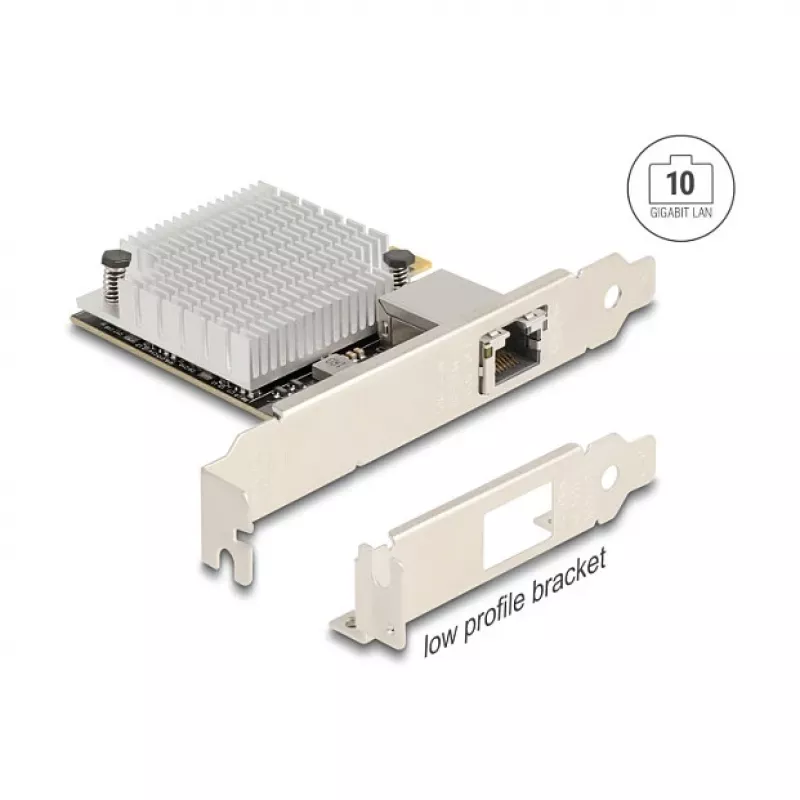 Iekšējā tīkla karte DeLOCK 90758 10000 Mbit/s PCI Express Vadu