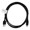 USB A uz USB C kabelis LANBERG CA-USBO-20CU-0018-BK — USB 2.0, 1,8 m, melns