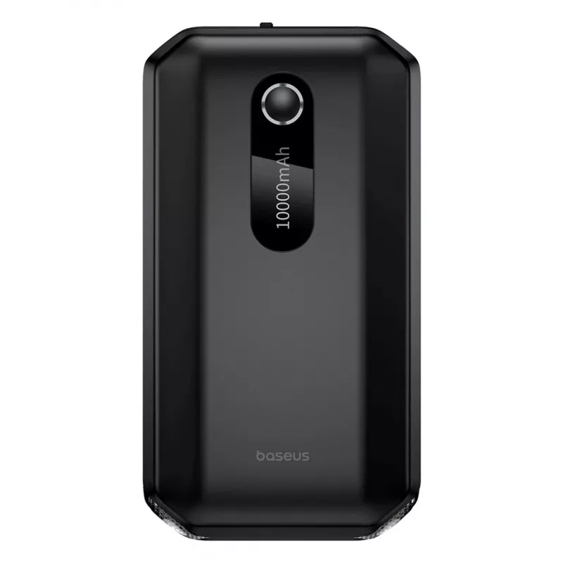 Baseus BS-CH001 - starta iekārta, pastiprinātājs 10000 mAh 12V (1000 A / 500 A) + krokodilsavienojumi (melns)