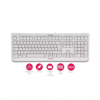 CHERRY KC 1000 tastatūra mājām USB Šveices pelēka