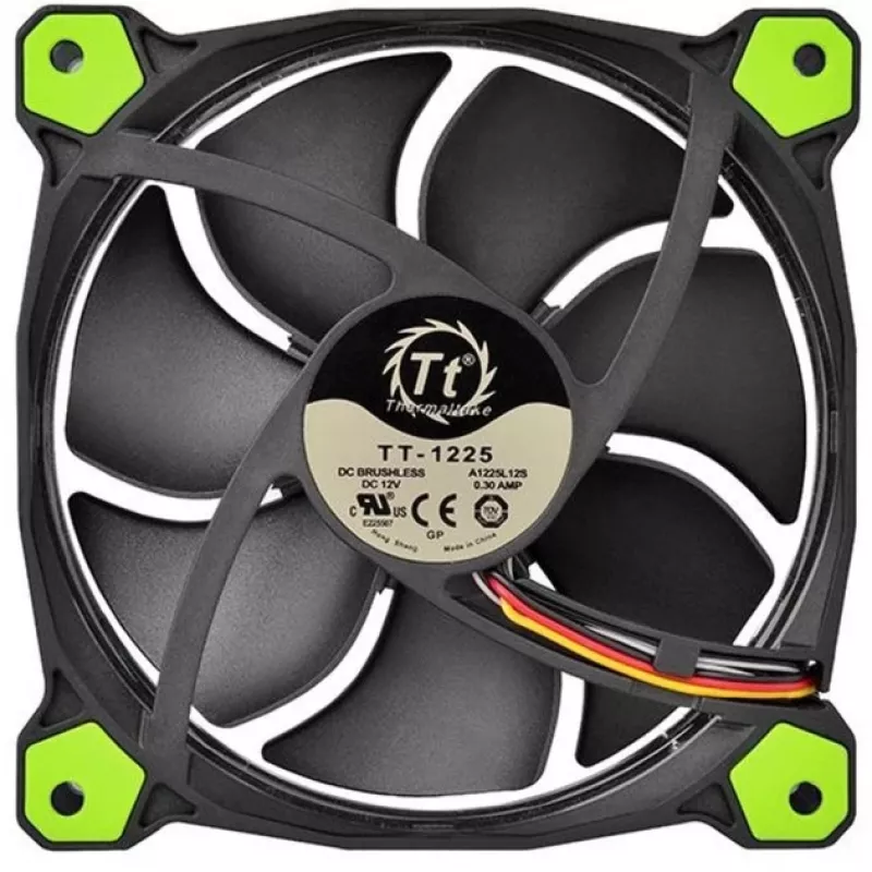 Ventilators Thermaltake Riing 14 CL-F039-PL14GR-A 14 cm Melns Zaļš