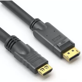 PureLink PI5110-010 video kabelis-adapteris 1 m DisplayPort HDMI melns (PI5110-010)