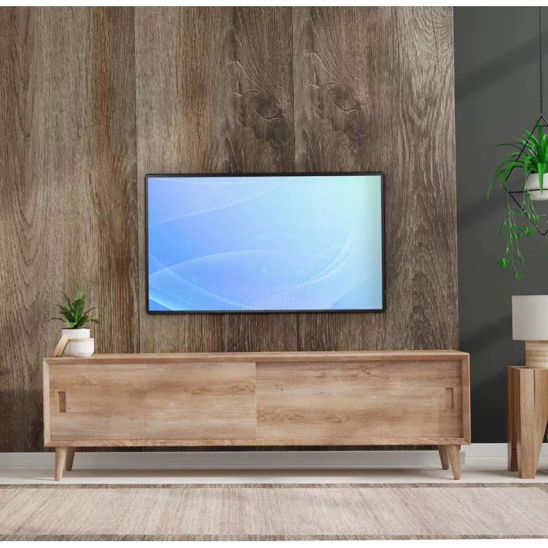 Sienas monitora stiprinājums EDBAK FSM100 32 collu–55 collu ekrāniem, VESA 75x75–400x400, maks. 15 kg, melns