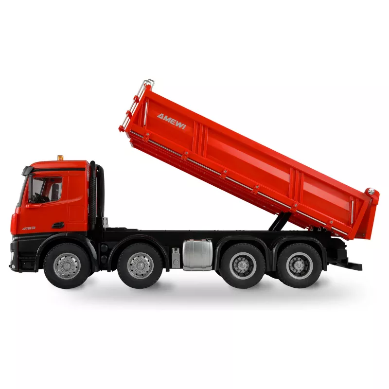 Amewi Mercedes-Benz Arocs pašizgāzējs 8x4/4 4WD 1 18 RTR ro (22693)
