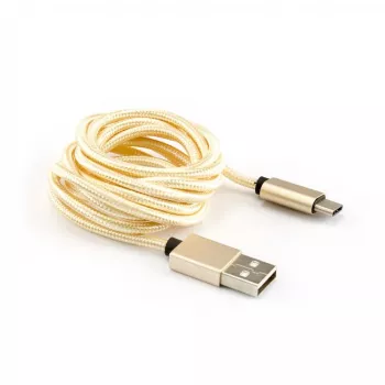USB kabelis SBOX USB-TYPEC-15G 1,5m USB A USB C Zelts