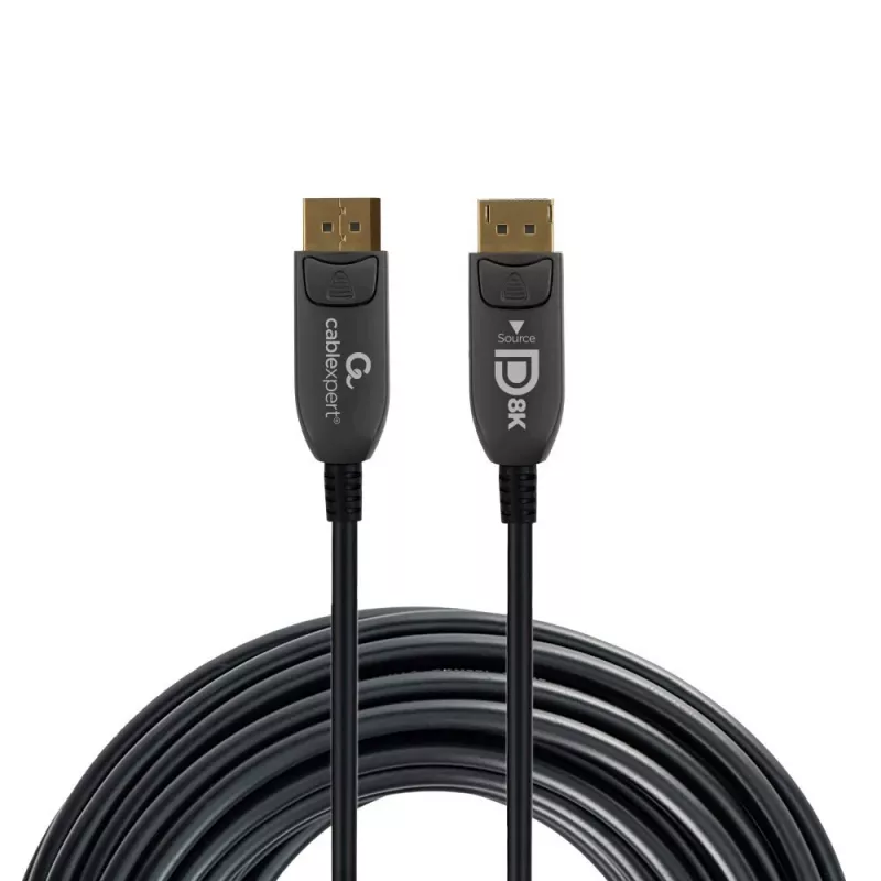 DisplayPort kabelis Gembird CC-DP8K-AOC-10M 10m melns