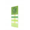 NeXtime klok 2855gn Bold Stripes, 19 x 38 cm, sienas, zaļš