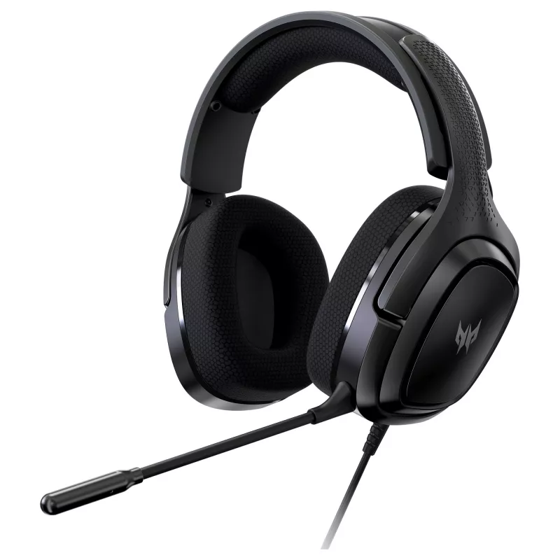 Austiņas Acer Predator Galea 315 — vadu apkārtauss spēļu austiņas, 20–20000 Hz, 320 g, melnas
