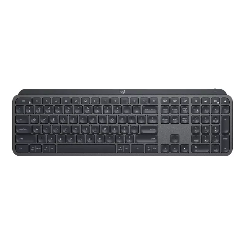 Logitech MX Keys Combo for Business - Tastatūras un peles komplekts - ar fona apgaismojumu - Bezvadu - Bluetooth LE - QWERTY - GB - Grafīts