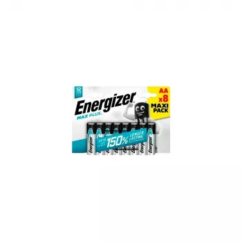 Energizer AA sārma baterija 1,5 V — 8 gab. iepakojums (Mignon)