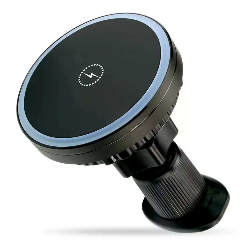 Automašīnas turētājs ar lādētāju everActive MC-W15 PRO 15W — bezvadu uzlādes auto stiprinājums