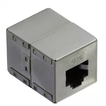 RJ-45 modulārais savienotājs VALUE Cat.6 ekranēts sudraba krāsā