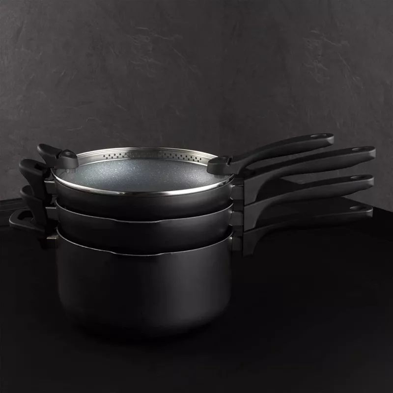 Galda piederumu komplekts Russell Hobbs RH01840EU7 — 4-daļīgs kraujams metālisks marmors