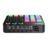 Audio mikseris un USB skaņas karte OneOdio Solocaster — kompakta galddatora saskarne straumēšanai un ierakstīšanai