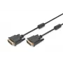 DIGITUS - DVI kabelis - Dual Link - DVI-D (M) - DVI-D (M) - 5,0m - liets, īkšķa skrūves - melns (AK-320101-050-S)
