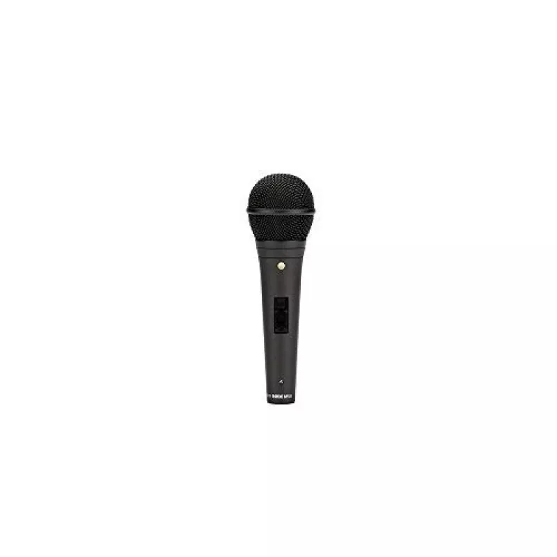 Dinamiskais skatuves mikrofons RODE M1-S — 75–18000 Hz, -56 dB jutība, 320 Ω izejas pretestība, 187 mm, 360 g, melns