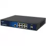 Pārvaldāms 10 portu PoE slēdzis ALLNET ALL-SG8610PMJ ar 8 PoE+ portiem un 2 augšupsaites portiem