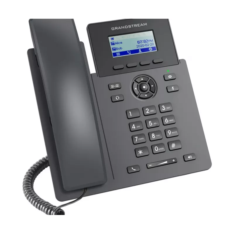 Grandstream Networks GRP2601P IP telefons Melns 2 līnijas LCD