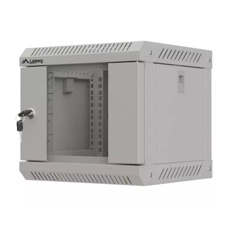 Sienas stiprinājuma plaukts Lanberg WF11-3304-10S 4U pelēks 30 kg ietilpība