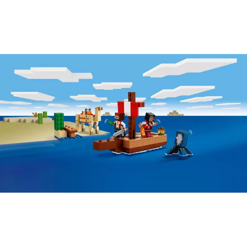LEGO MINECRAFT 21259 Pirātu kuģa ceļojums