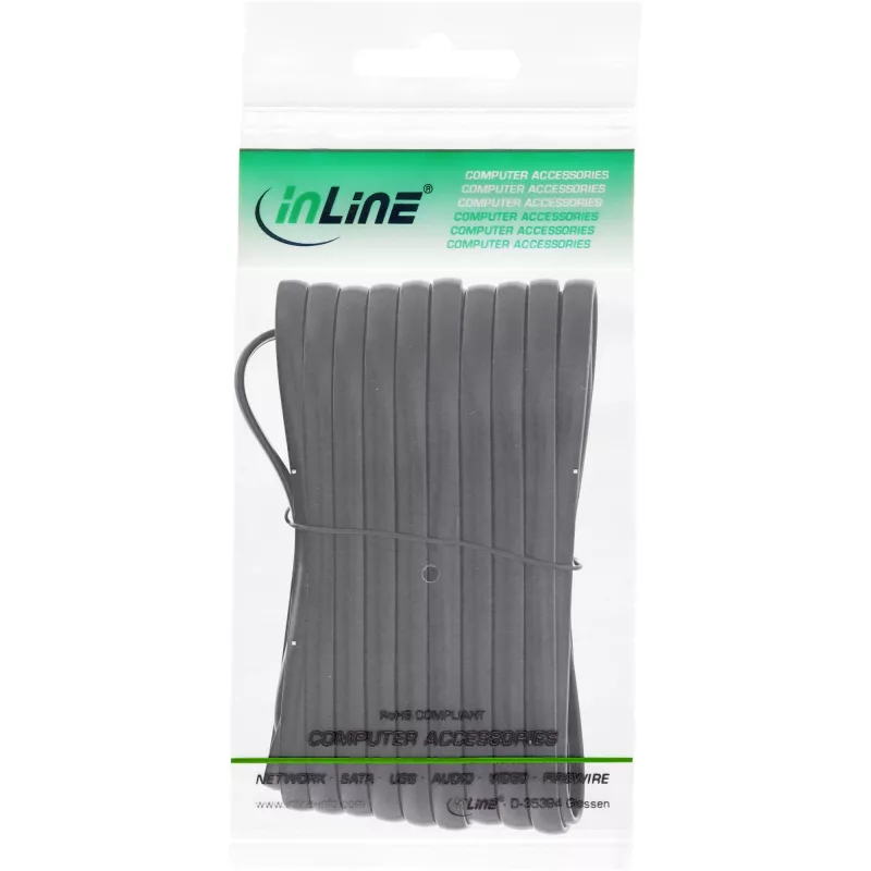 InLine modulārais kabelis RJ12 vīrišķais / vīrišķais 6P6C 20 m