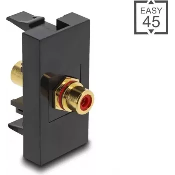 Cinch (RCA) ligzdas modulis DELOCK 90964, zeltīti kontakti