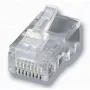 Equip modulārais spraudnis plakanajam kabelim, RJ-45 (8P8C), caurspīdīgs, 0,65 g, 11,7 mm, 21,3 mm, 7,2 mm