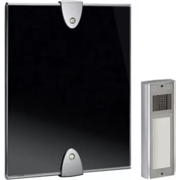Grothe MISTRAL 600 - Melns - Sudraba - 83 dB - IP54 - Bezvadu - 868,35 MHz - 500 m (43400)