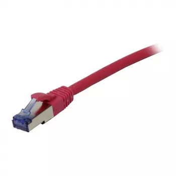 komutācijas kabelis RJ45 - CAT6A 500Mhz - 0,5 m - rozā - S-STP(S/FTP) - komponentu pārbaudīts (GHMT sertificēts) - AW