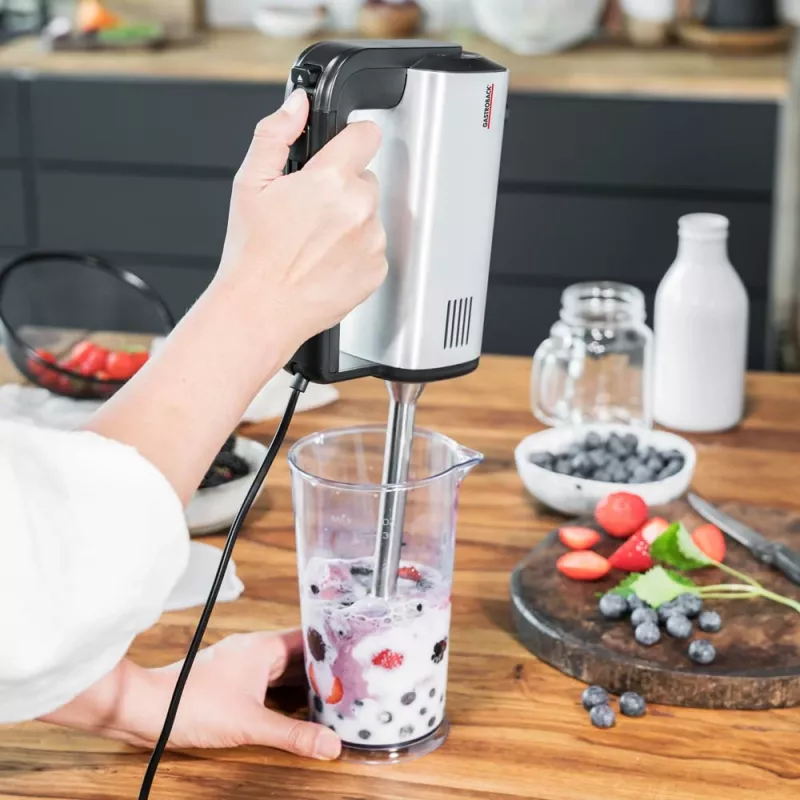 Virtuves kombains Gastroback Design Handmixer Pro melns sudrabains