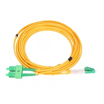 Patchcord Extralink SC/APC uz LC/APC Singlemode Duplekss 9/125 µm 3 mm 5 m