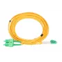 Patchcord Extralink SC/APC uz LC/APC Singlemode Duplekss 9/125 µm 3 mm 5 m