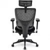 Biroja krēsls Sharkoon OfficePal C40 — melns, ergonomisks dizains, regulējams augstums