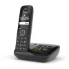 Gigaset AS690A Analog/DECT telefons zvanītāja ID Melns